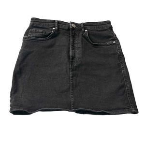 Zara Jean Min Skirt Black Size Medium